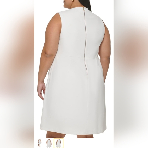 Plus size Tommy hilfiger womens mock collar sleeveless dress size 24w in… - Picture 4 of 11
